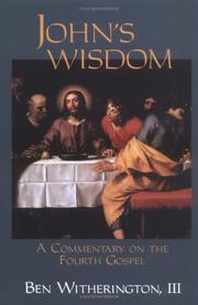 Cover of: John's Wisdom by Ben Witherington