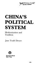 Cover of: China's political system by Dreyer, June Teufel