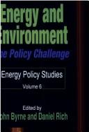 Cover of: Energy and environment | 