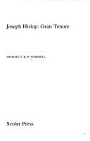 Cover of: Joseph Hislop: gran tenore