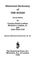 Cover of: Historical dictionary of the Sudan