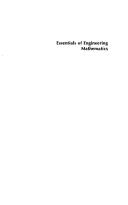 Cover of: Essentials of engineering mathematics by Alan Jeffrey