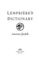 Cover of: Lemprière's dictionary by Lawrence Norfolk
