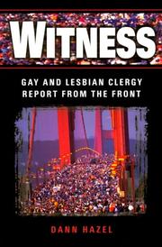 Cover of: Witness | Dann Hazel