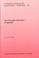 Cover of: The semantic structure of Spanish