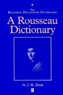 Cover of: A Rousseau dictionary