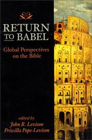 Cover of: Return to Babel: global perspectives on the Bible