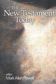 Cover of: The New Testament today