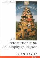 Cover of: An introduction to the philosophy of religion | Davies, Brian