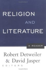 Cover of: Religion and literature by Robert Detweiler & David Jasper, editors ; with S. Brent Plate & Heidi L. Nordberg.