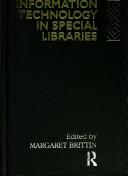 Cover of: Information technology in special libraries