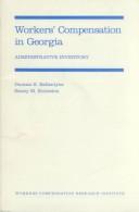 Cover of: Workers' compensation in Georgia: administrative inventory