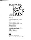 Cover of: Managing low back pain