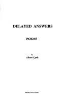 Cover of: Delayed answers: poems
