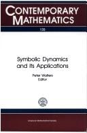 Cover of: Symbolic dynamics and its applications