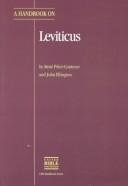 Cover of: A handbook on Leviticus