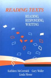 Cover of: Reading texts: reading, responding, writing