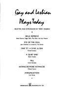 Cover of: Gay and lesbian plays today by selected and introduced by Terry Helbing.