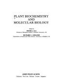 Cover of: Plant biochemistry and molecular biology by edited by Peter J. Lea, Richard C. Leegood.