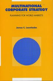 Cover of: Multinational Corporate Strategy by James Leontiades