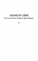 Cover of: Amorum libri by Matteo Maria Boiardo