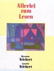 Cover of: Allerlei zum Lesen