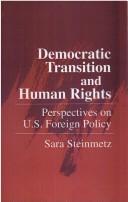 Cover of: Democratic transition and human rights by Sara Steinmetz