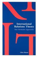 Cover of: International relations theory: new normative approaches