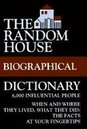 Cover of: The Random House biographical dictionary.