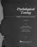 Cover of: Psychological testing by Robert M. Kaplan
