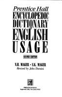 Cover of: Prentice Hall encyclopedic dictionary of English usage