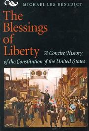 Cover of: The Blessings of Liberty: A Concise History of the Constitution of the United States