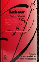 Cover of: Labour in transition: the labour process in Eastern Europe and China