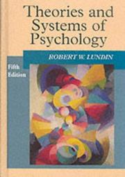 Cover of: Theories and systems of psychology by Robert W. Lundin