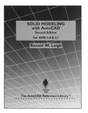 Cover of: Solid modeling with AutoCAD by Ronald W. Leigh, Ronald W. Leigh