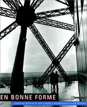 Cover of: En Bonne Forme by Simone Renaud Dieteker, Dominique Van Hoof, Dominique Van Hooff