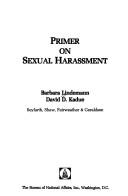 Cover of: Primer on sexual harassment