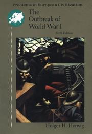 Cover of: The outbreak of World War I by 