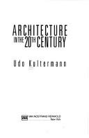 Cover of: Architecture in the 20th century