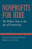 Cover of: Nonprofits for hire by Steven Rathgeb Smith