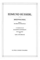 Cover of: Briefwechsel by Edmund Husserl