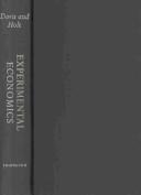 Cover of: Experimental economics