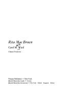 Cover of: Rita Mae Brown