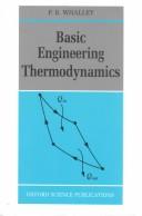 Cover of: Basic engineering thermodynamics