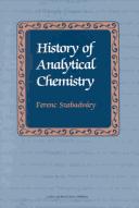 Cover of: History of analytical chemistry