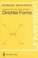 Cover of: Introduction to the theory of (non-symmetric) Dirichlet forms