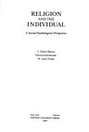 Religion and the Individual: A Social-Psychological Perspective