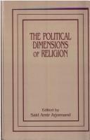 Cover of: The Political dimensions of religion