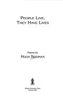 Cover of: People live, they have lives: poems