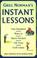 Cover of: Greg Norman's instant lessons